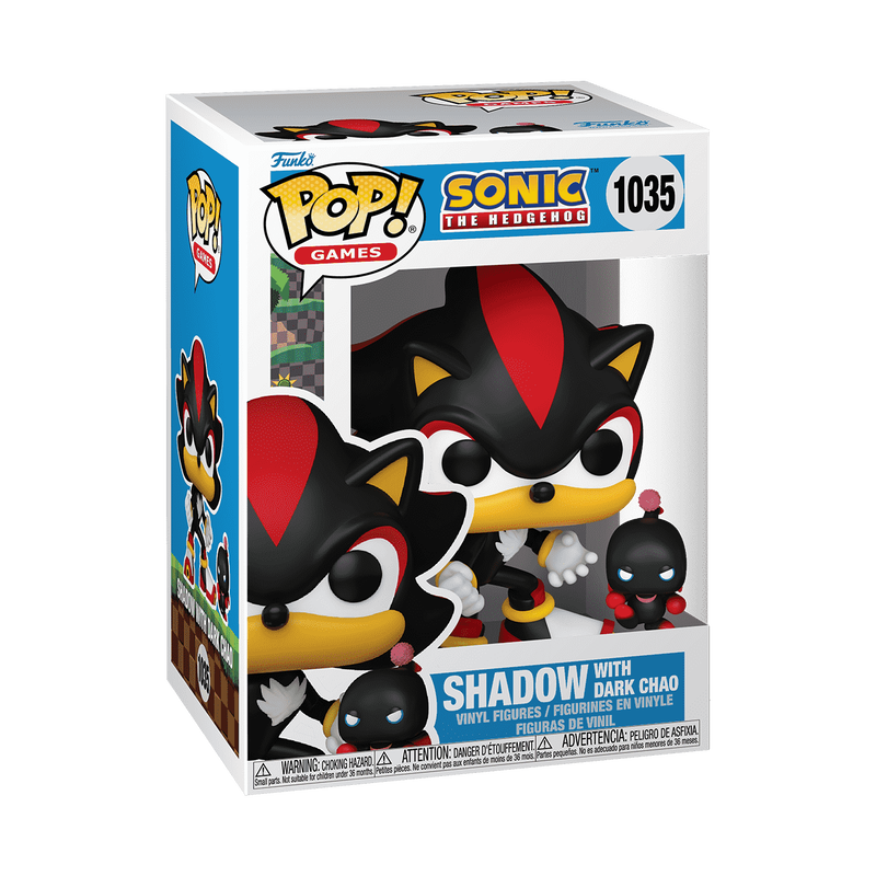 Funko Pop! Games: Shadow with Dark Chao Vinyl Figure #1035