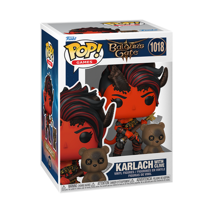Funko Pop! Games: Baldur's Gate Karlach with Clive Vinyl Figure #1018