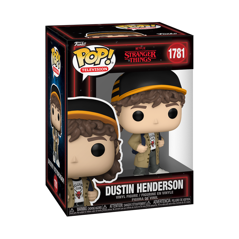 Funko Pop! TV: Stranger Things - Dustin Henderson (Season 5) Vinyl Figure #1781