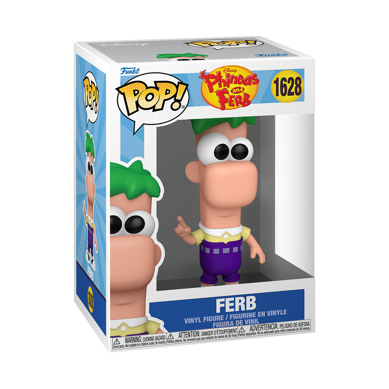 Funko Pop! Disney Phineas and Ferb: Ferb Fletcher Vinyl Figure #1628