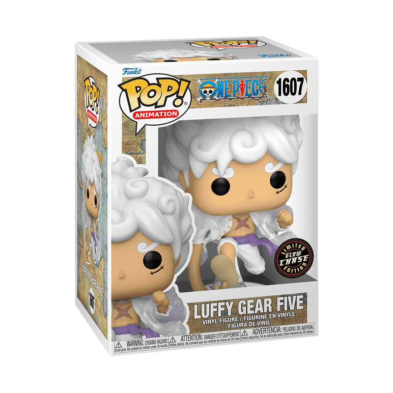 Funko Pop! Anime: One Piece  – Luffy Gear Five [Chase] Vinyl Figure #1607