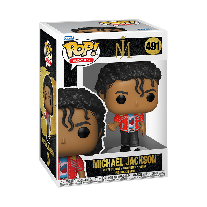 Funko Pop! Rocks: Michael Jackson (Beat It) Vinyl Figure #491