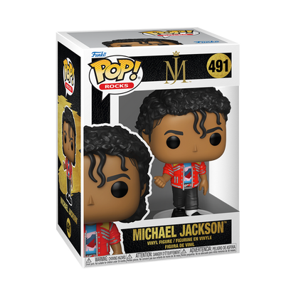 Funko Pop! Rocks: Michael Jackson (Beat It) Vinyl Figure #491