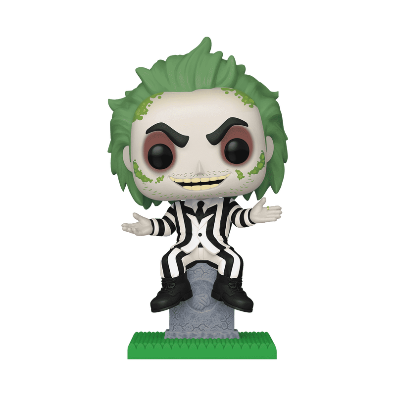 Funko Pop! Plus: Beetlejuice on Tombstone (Glow) EE Exclusive Vinyl Figure #1757