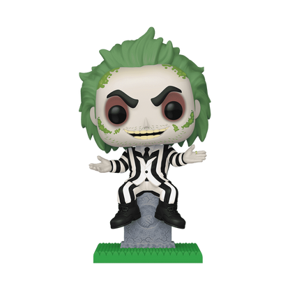 Funko Pop! Plus: Beetlejuice on Tombstone (Glow) EE Exclusive Vinyl Figure #1757