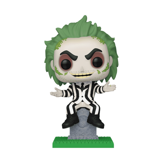 Funko Pop! Plus: Beetlejuice on Tombstone (Glow) EE Exclusive Vinyl Figure #1757