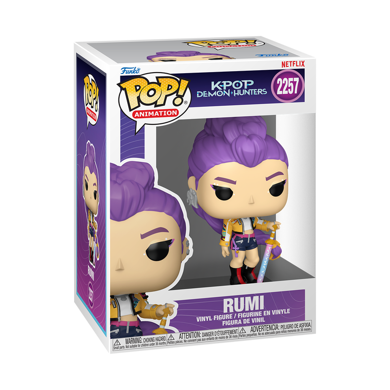 Funko Pop! K-Pop Demon Hunters Vinyl Figure - Bundle Set of 3 – Rumi, Mira & Zoey