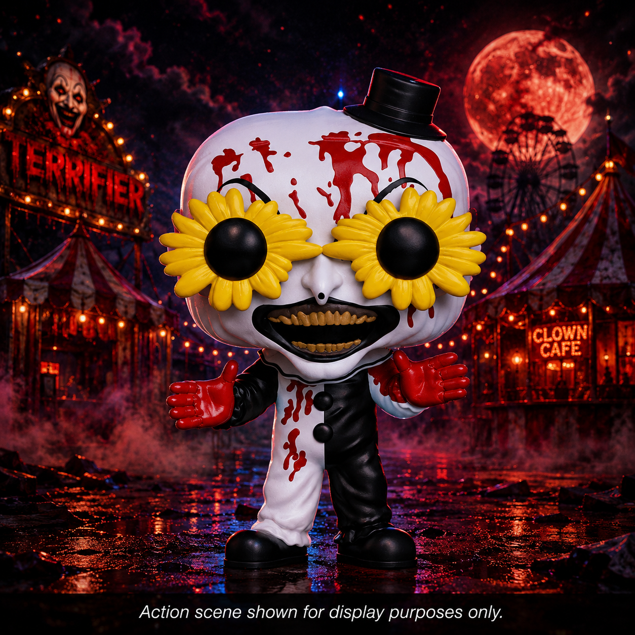 Funko Pop! Movies: Terrifier Art the Clown w/ Glasses [Chase] Vinyl Figure #1593